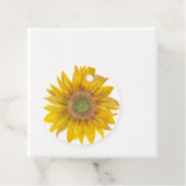 手ひまわり色彩の鮮やかのメッセージカード フェイバータグ (インサイチュ)