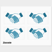 手ぶれ 長方形シール (シート)