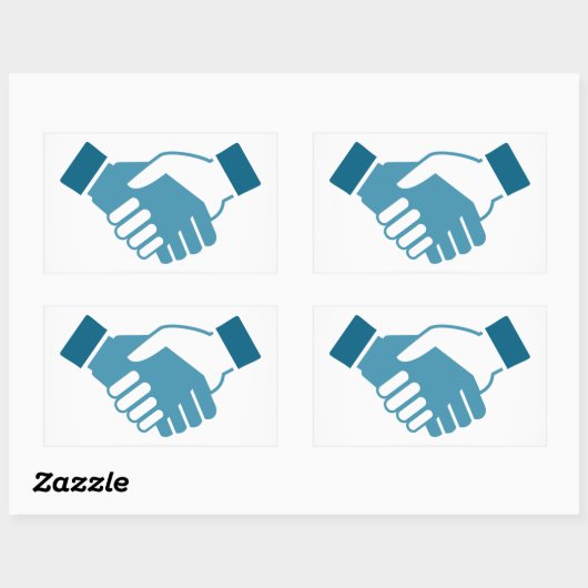 手ぶれ 長方形シール (シート)