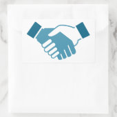 手ぶれ 長方形シール (バッグ)