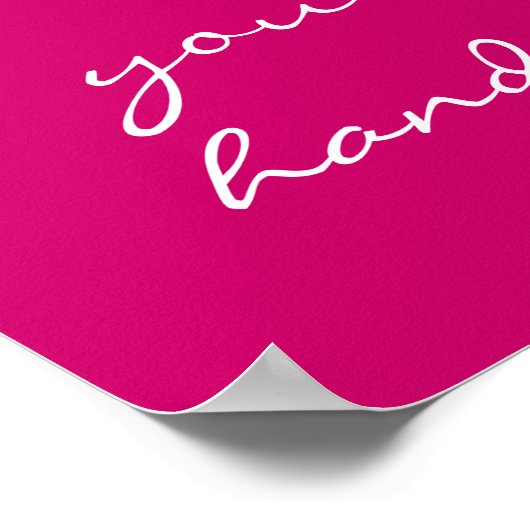 手もしに入れろ！ ポスター (角)