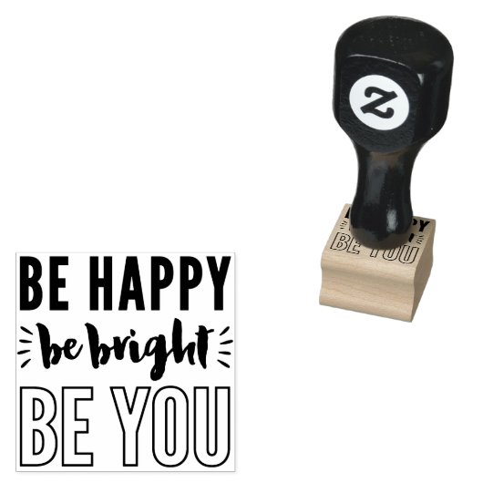 手やる気を起こさせる前向き引用文 ラバースタンプ (押印)