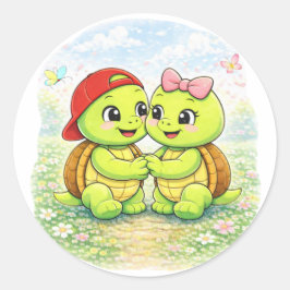 手をしっかり握る ラウンドシール