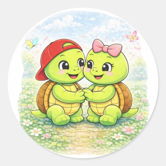 手をしっかり握る ラウンドシール (正面)