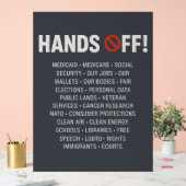 手をオフ アクリルサイン (ウェディング)