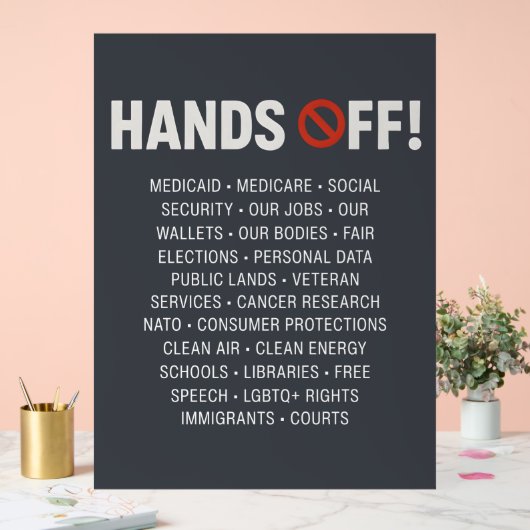 手をオフ アクリルサイン (ウェディング)