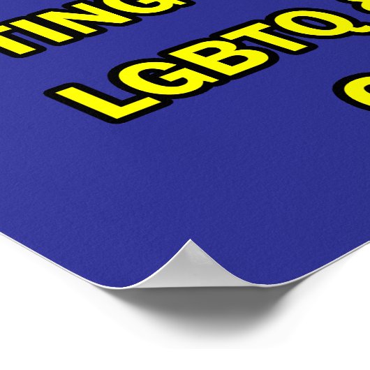 手をオフ ポスター (角)