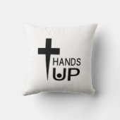 手を上げる クッション (裏面)