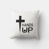 手を上げる クッション (正面)