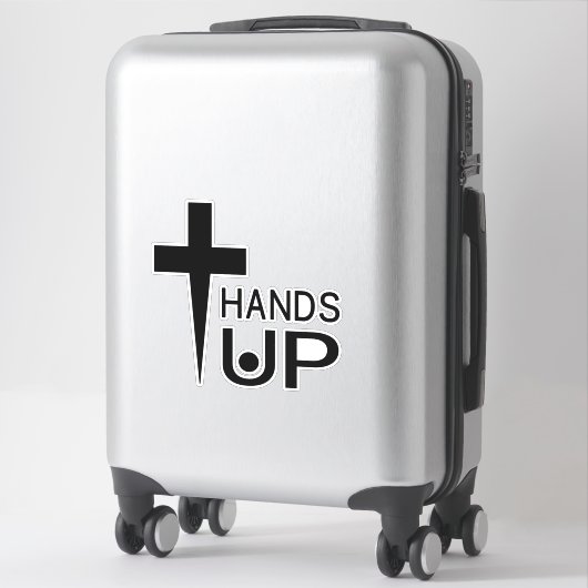 手を上げる シール (スーツケース)
