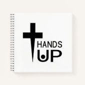 手を上げる ノートブック (正面)