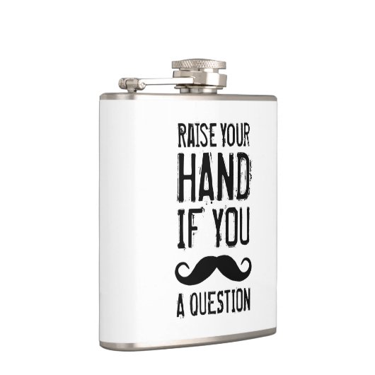 手を上げる フラスク (右)