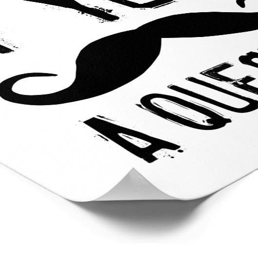 手を上げる ポスター (角)