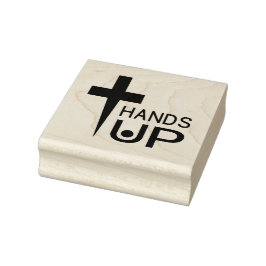 手を上げる ラバースタンプ