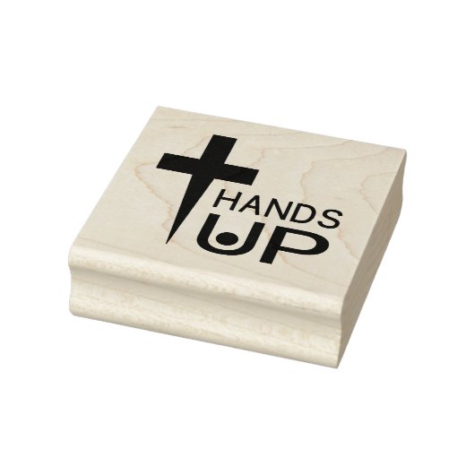 手を上げる ラバースタンプ (スタンプ)