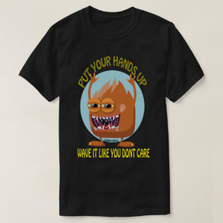 手を上げる Tシャツ