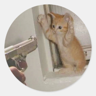 手を上げろ！ ラウンドシール