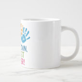 手を伏せ最高のたママ・マグ ジャンボコーヒーマグカップ (右)