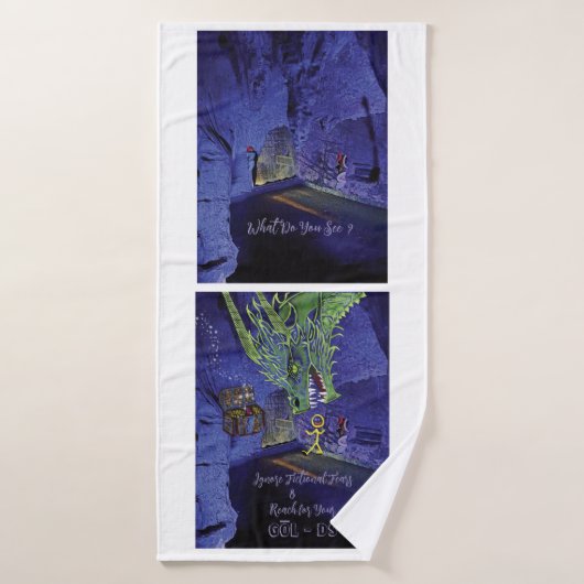 手を伸ばしてゴールバスタオル バスタオル (バスタオル)