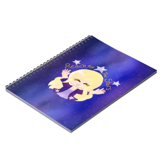 手を伸ばして星の手帳を取る ノートブック (左側)