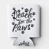 手を伸ばすタイポグラフィ 缶クーラー (裏面)