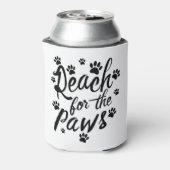 手を伸ばすタイポグラフィ 缶クーラー (缶裏面)