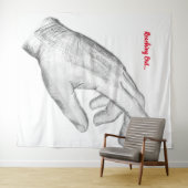 手を伸ばすタペストリー タペストリー (インサイチュ(横))