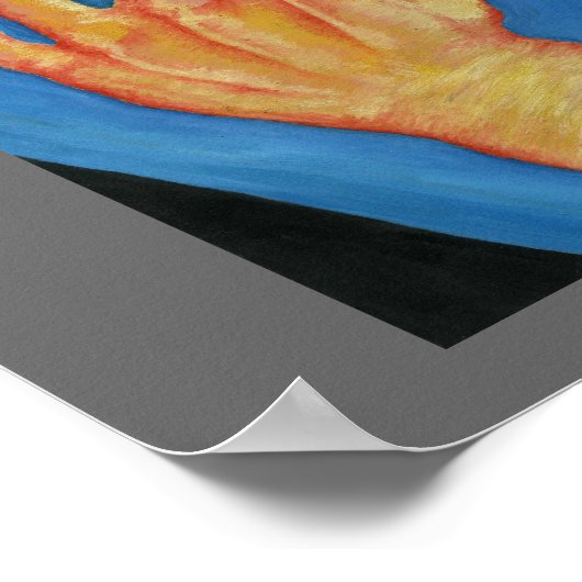 手を伸ばす ポスター (角)