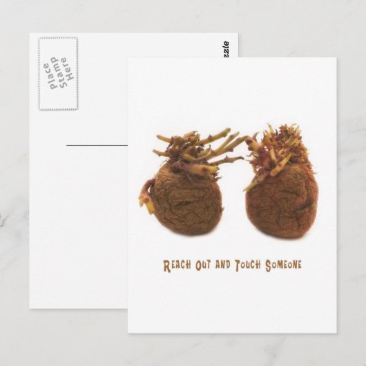 手を伸ばす ポストカード (正面/裏面)