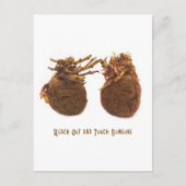 手を伸ばす ポストカード (正面)