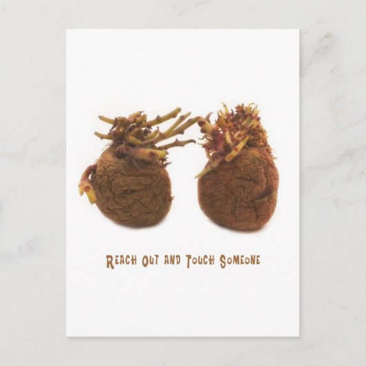 手を伸ばす ポストカード (正面)