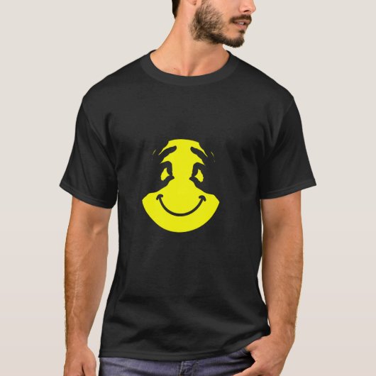 手を使った顔のイリュージョン Tシャツ (正面)