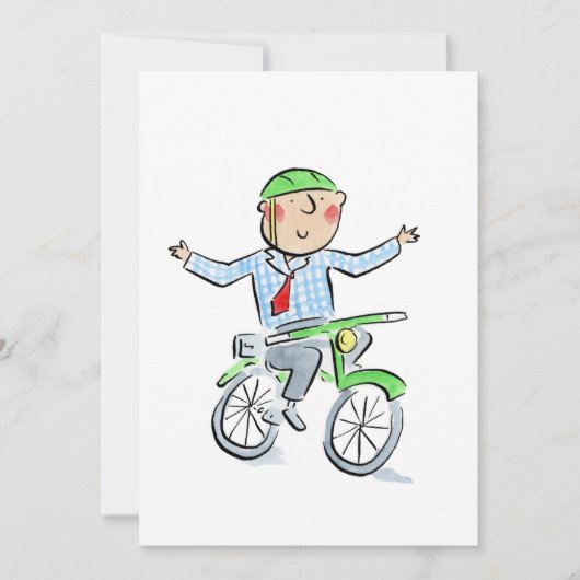 手を出さずに見える 招待状 (正面)