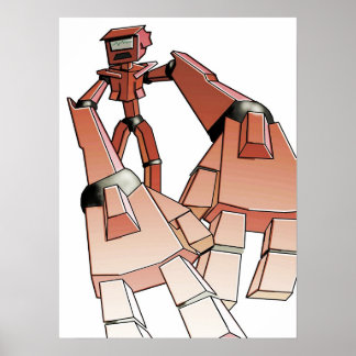 手を出したロボット ポスター