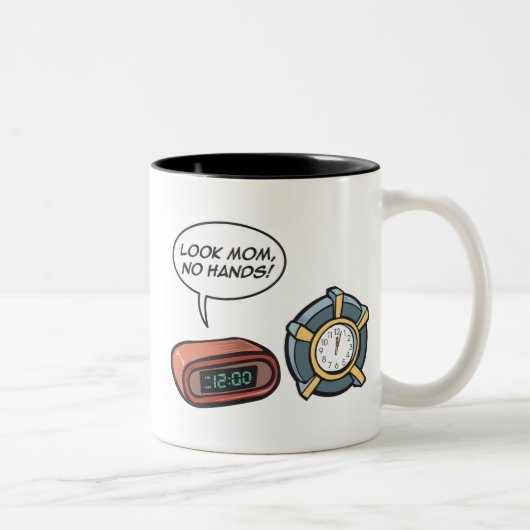 手を出すな！ ツートーンマグカップ (右)