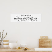 手を取って一生の印結婚を取れ ポスター (キッチン)