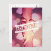 手を取る ポストカード (正面/裏面)