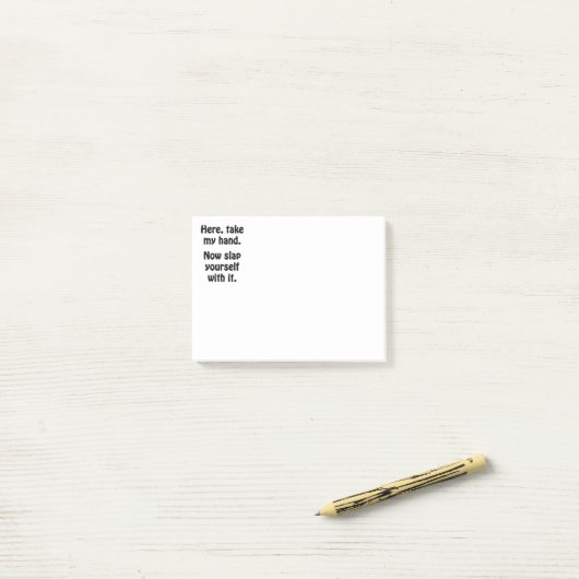 手を取れ ポストイット (デスク上)