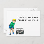 手を合わせろ！ ポストカード (正面/裏面)