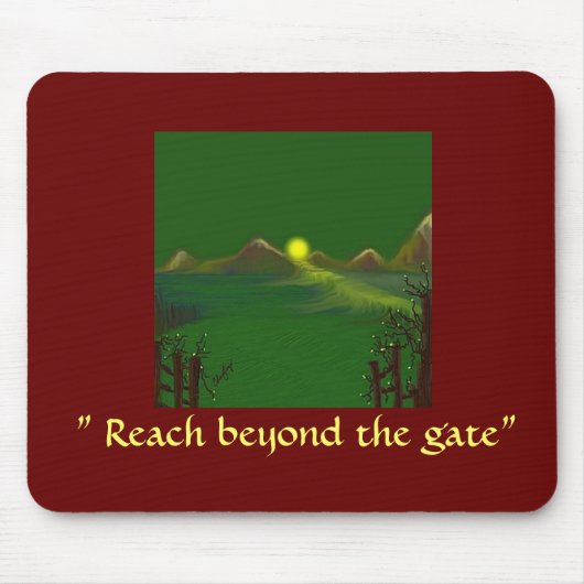 手を差し伸べること マウスパッド (正面)