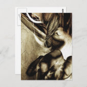 手を差し伸べる恐怖 ポストカード (正面/裏面)