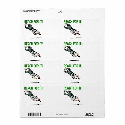 手を差し伸べる ラベル (フルシート)