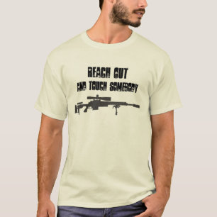 手を差し伸べ、誰かに-狙撃兵のワイシャツ触れて下さい Tシャツ