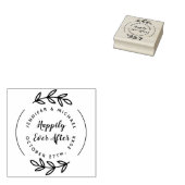 手を引いた後エレガントずっと楽し結婚く ラバースタンプ (押印)