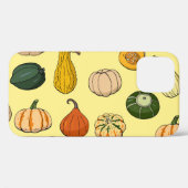 手を引いた斜線、シームレスな野菜パターン。 Case-Mate iPhoneケース (裏面 (横))