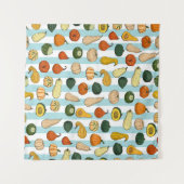 手を引いた斜線、シームレスストライプのな背景。 タペストリー (正面(横))