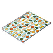 手を引いた斜線、シームレスストライプのな背景。 ノートブック (左側)