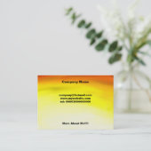 手を招くこと 名刺 (スタンド正面)