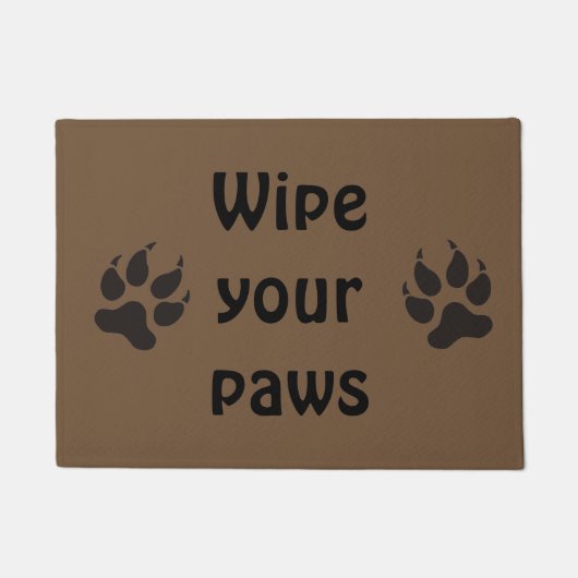 手を拭く ドアマット (正面)