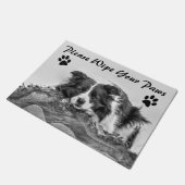 手を拭く ドアマット (アングル)